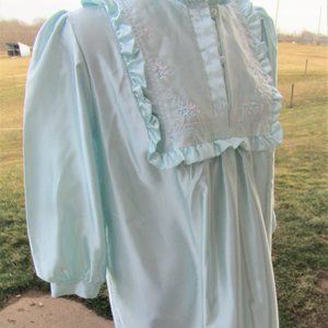 long mint green nightgown